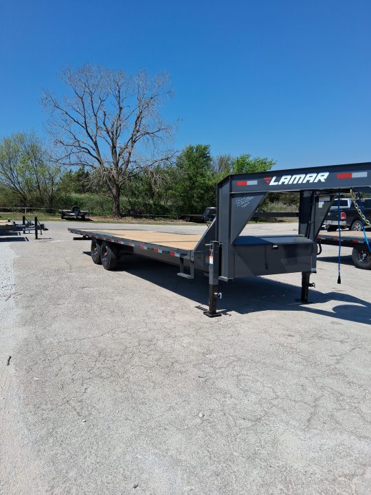 New 2026 Lamar Trailers FA 102x26 16K Flatbed Trailer