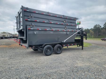 New 2026 Delco Trailers R3 16' x 83" Roll-Off Dump Trailer w/ 3 Bins Roll Off