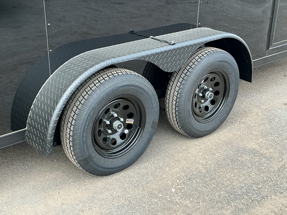 New 2026 Covered Wagon Trailers 7' X 16' X 7'6" w. UTV Escape Door Cargo / Enclosed Trailer