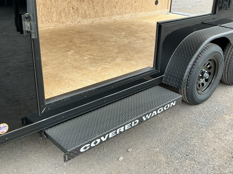 New 2026 Covered Wagon Trailers 7' X 16' X 7'6" w. UTV Escape Door Cargo / Enclosed Trailer