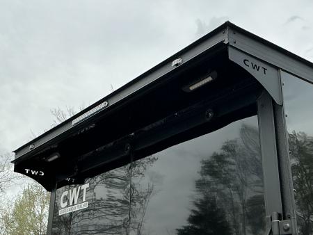New 2026 Covered Wagon Trailers 7' X 16' X 7'6" w. UTV Escape Door Cargo / Enclosed Trailer