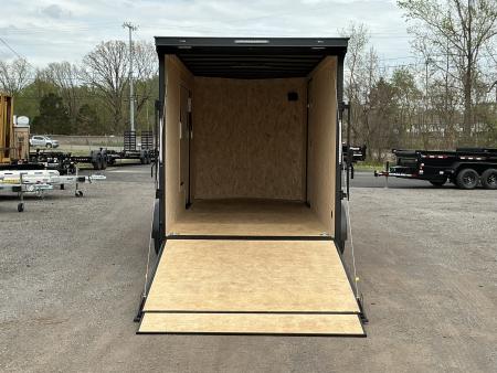 New 2026 Covered Wagon Trailers 7' X 16' X 7'6" w. UTV Escape Door Cargo / Enclosed Trailer