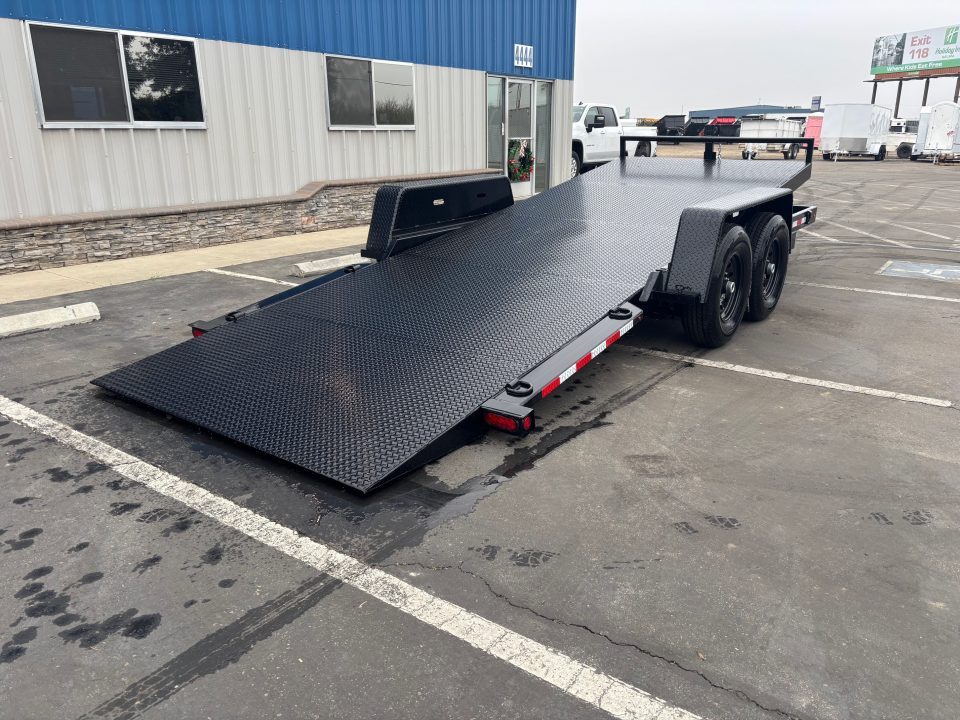 New 2026 TRU Gravity Tilt Car / Racing Trailer 14,000 GVWR DIAMOND PLATE DECK