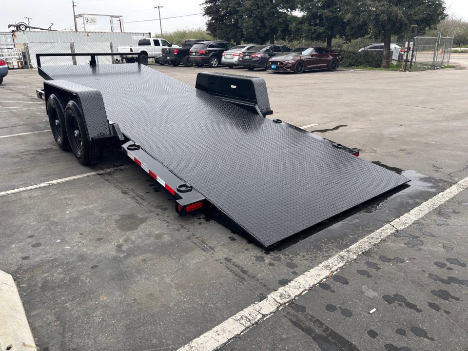 New 2026 TRU Gravity Tilt Car / Racing Trailer 14,000 GVWR DIAMOND PLATE DECK