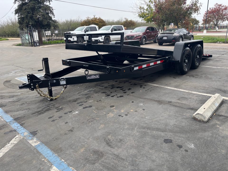 New 2026 TRU Gravity Tilt Car / Racing Trailer 14,000 GVWR DIAMOND PLATE DECK