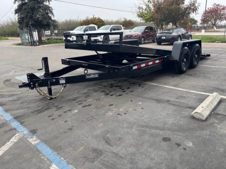 New 2026 TRU Gravity Tilt Car / Racing Trailer 14,000 GVWR DIAMOND PLATE DECK