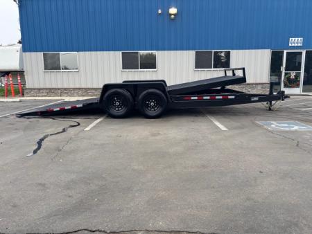 New 2026 TRU Gravity Tilt Car / Racing Trailer 14,000 GVWR DIAMOND PLATE DECK