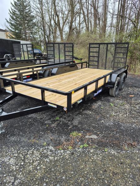 New 2026 Sure-Trac 7 x 16 Tube Top Utility 7K Trailer
