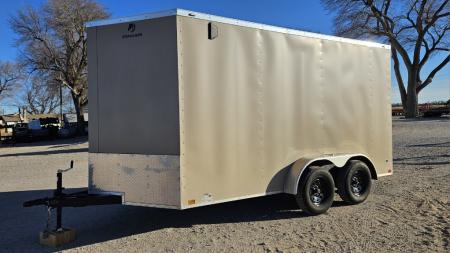 Used 2024 Stallion Manufacturing LLC 7' x 14' Cargo / Enclosed Trailer