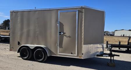 Used 2024 Stallion Manufacturing LLC 7' x 14' Cargo / Enclosed Trailer
