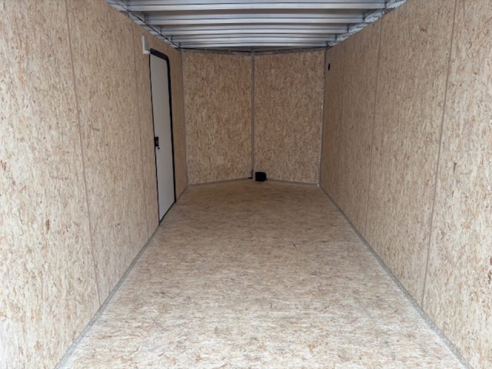 New 2026 Legend Trailers 7.5x18 Enclosed Trailer V-Nose Ramp Door