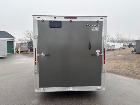 New 2026 Legend Trailers 7.5x18 Enclosed Trailer V-Nose Ramp Door