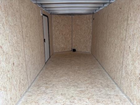 New 2026 Legend Trailers 7.5x18 Enclosed Trailer V-Nose Ramp Door