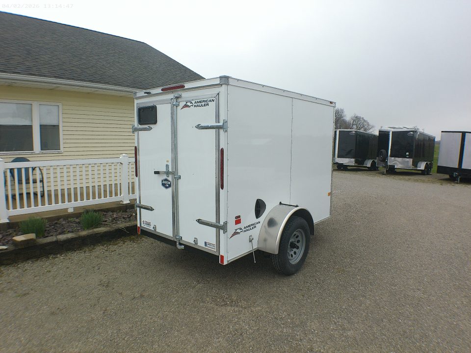 New 2026 American Hauler Arrow 5x8 Deluxe Cargo / Enclosed Trailer