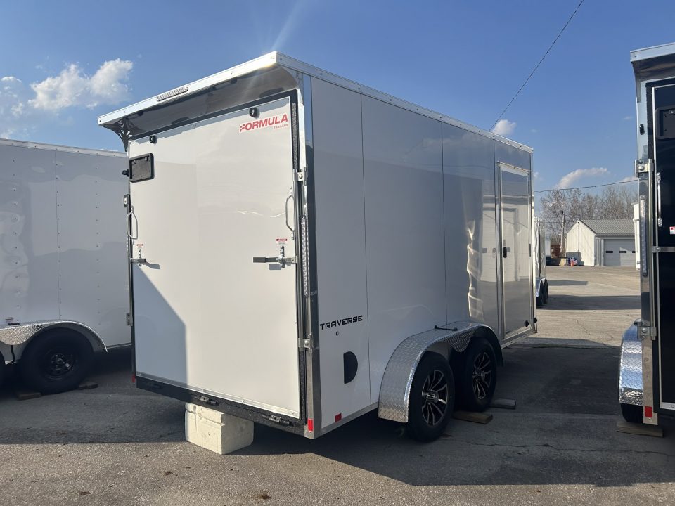 New 2026 Formula Trailers 7 X 14 FT TRAVERSE ENCLOSED CARGO TRAILER RAMP DOOR 7 FT INT HT