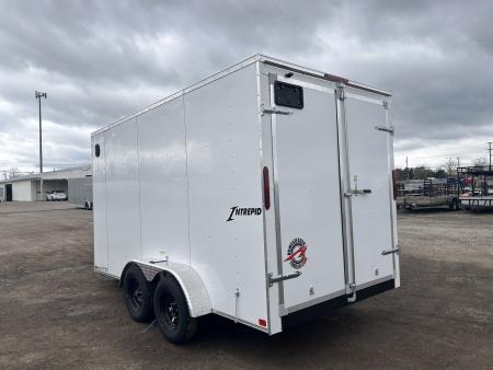 New 2026 Homesteader Trailer INTREPID 7 X 14 FT CARGO TRAILER BARN DOORS 7 FT INTERIOR