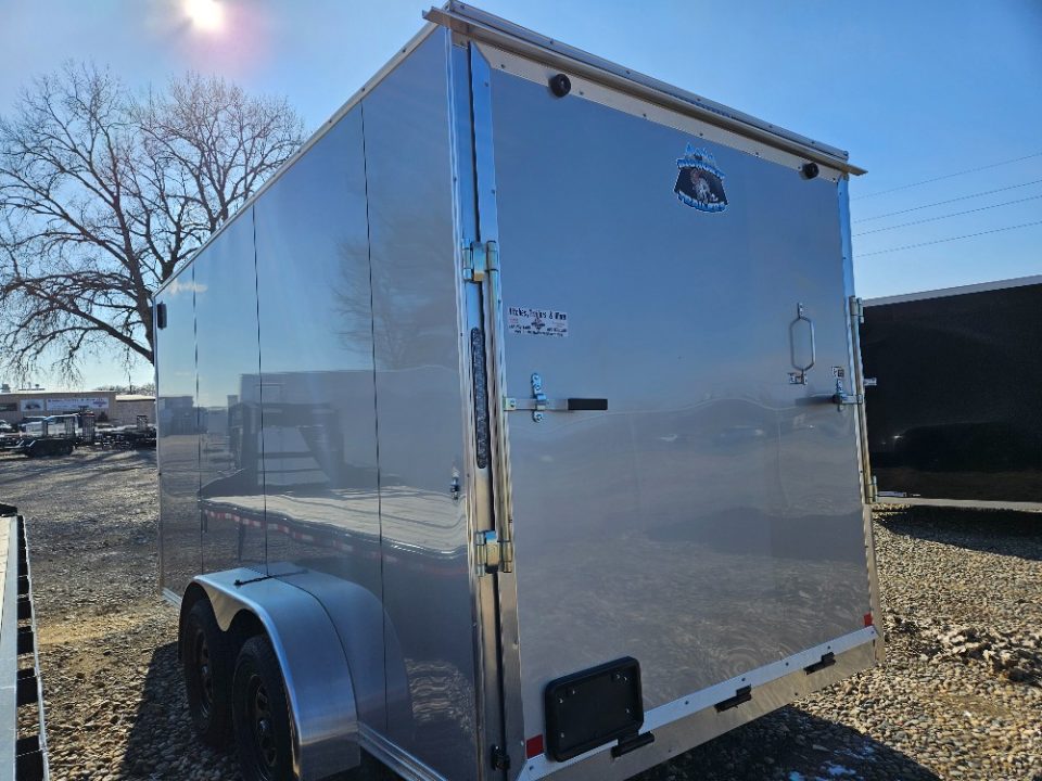 New 2026 Big Horn Trailer 7X14 TANDEM AXLE CONTRACTOR Cargo / Enclosed Trailer