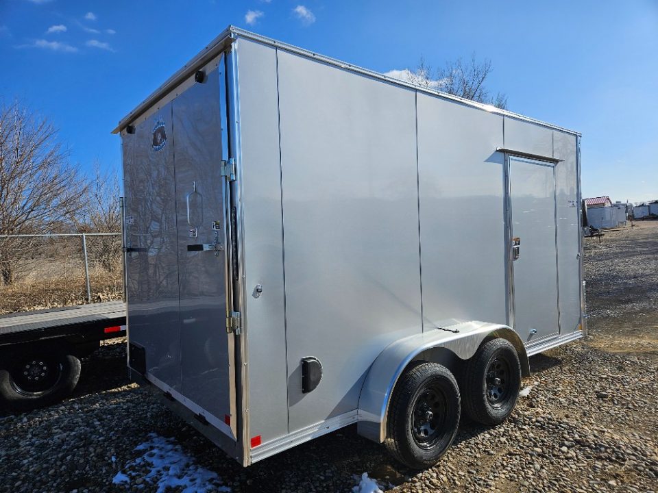 New 2026 Big Horn Trailer 7X14 TANDEM AXLE CONTRACTOR Cargo / Enclosed Trailer