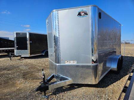 New 2026 Big Horn Trailer 7X14 TANDEM AXLE CONTRACTOR Cargo / Enclosed Trailer