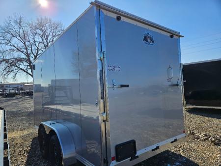 New 2026 Big Horn Trailer 7X14 TANDEM AXLE CONTRACTOR Cargo / Enclosed Trailer