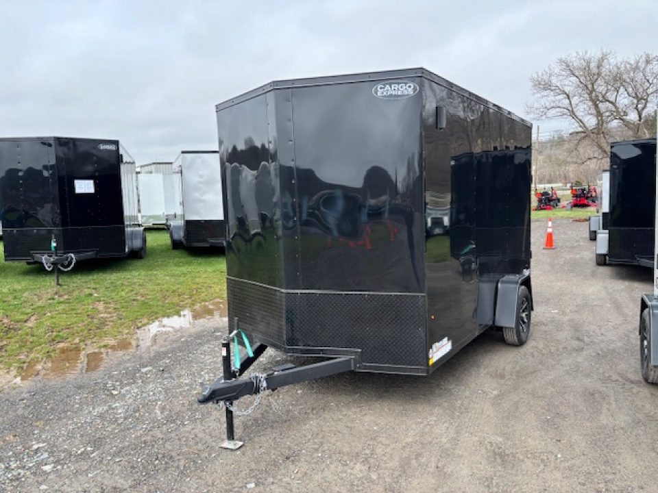 New 2026 Cargo Express 7X12-3.5K * RAMP DOOR * 16" V-NOSE * D-RINGS *KE-DX8412-035 EX DLX Cargo / Enclosed Trailer