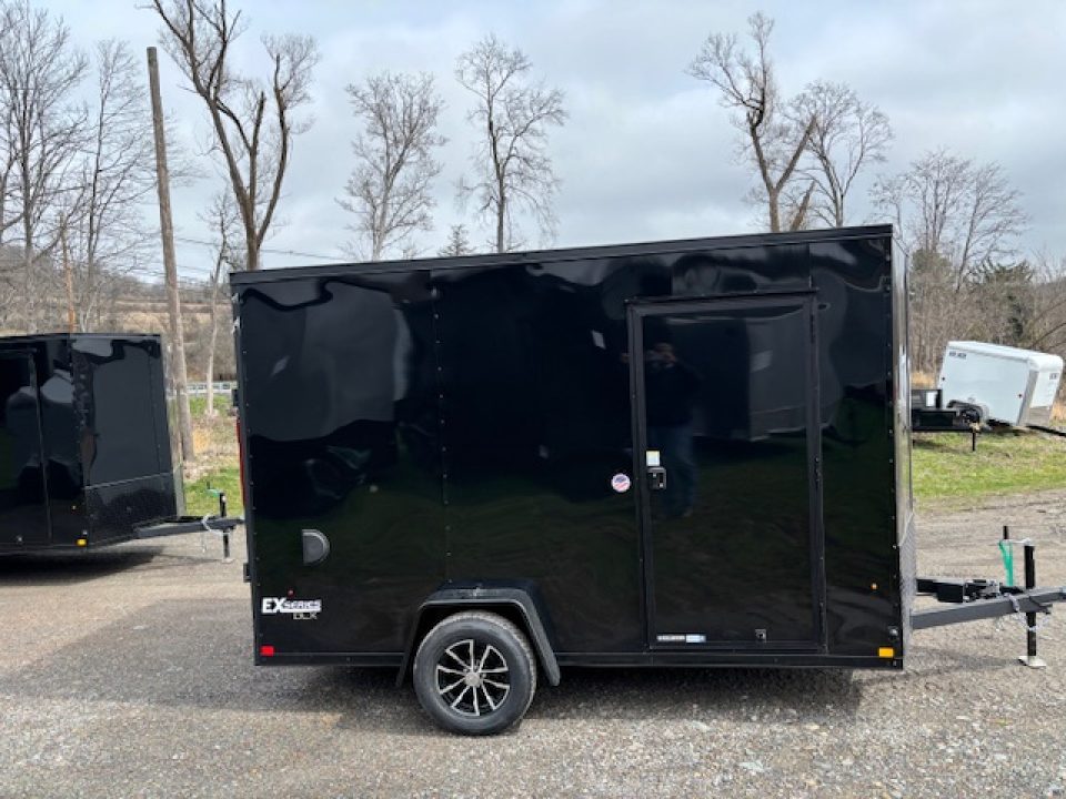 New 2026 Cargo Express 7X12-3.5K * RAMP DOOR * 16" V-NOSE * D-RINGS *KE-DX8412-035 EX DLX Cargo / Enclosed Trailer