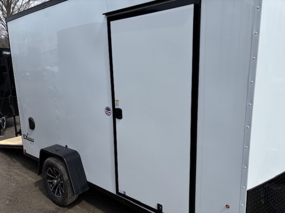 New 2026 Cargo Express 7X12-3K * RAMP DOOR * D-RINGS *KE-DX8412-030 EX DLX Cargo / Enclosed Trailer
