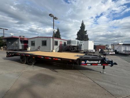 New 2026 Diamond C Trailers DEC208L22X102 8.5FT X 22FT 18K GVW Equipment Trailer