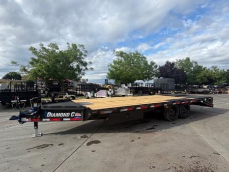New 2026 Diamond C Trailers DEC208L22X102 8.5FT X 22FT 18K GVW Equipment Trailer