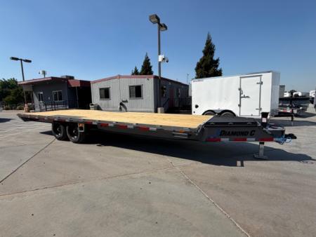 New 2026 Diamond C Trailers DEC208L24X102 8.5FT X 24FT 18K GVW Equipment Trailer