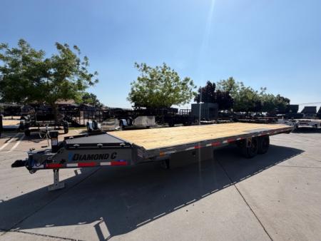 New 2026 Diamond C Trailers DEC208L24X102 8.5FT X 24FT 18K GVW Equipment Trailer