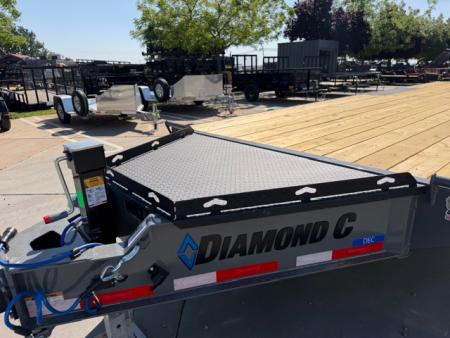 New 2026 Diamond C Trailers DEC208L24X102 8.5FT X 24FT 18K GVW Equipment Trailer