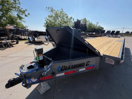 New 2026 Diamond C Trailers DEC208L24X102 8.5FT X 24FT 18K GVW Equipment Trailer