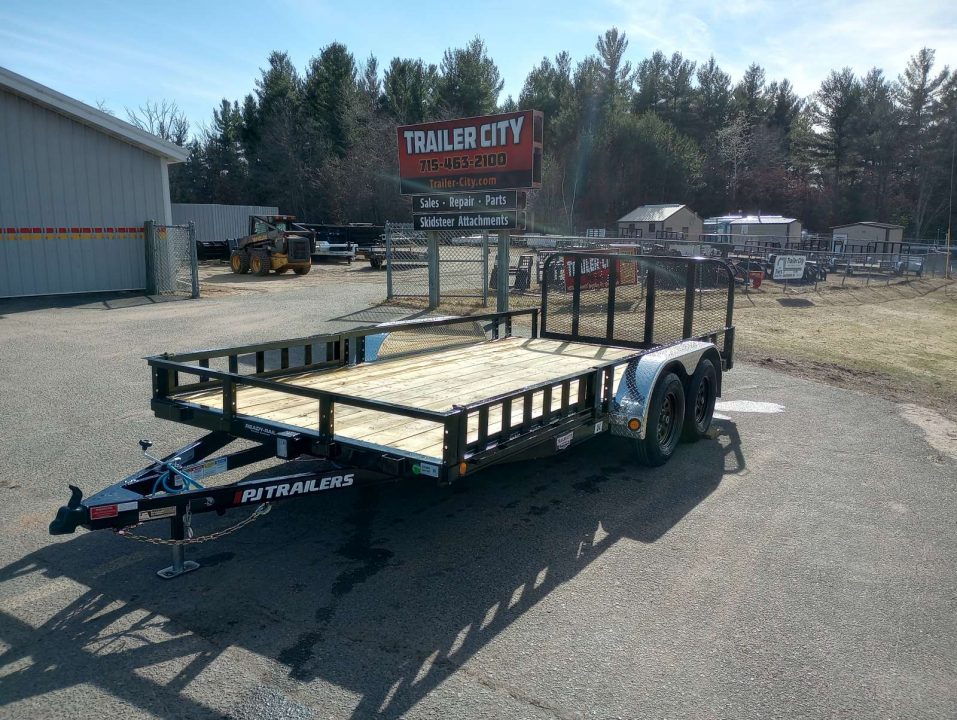 New 2026 PJ Trailers UL 83"X16' Tandem Axle Utility Trailer