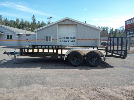 New 2026 PJ Trailers UL 83"X16' Tandem Axle Utility Trailer