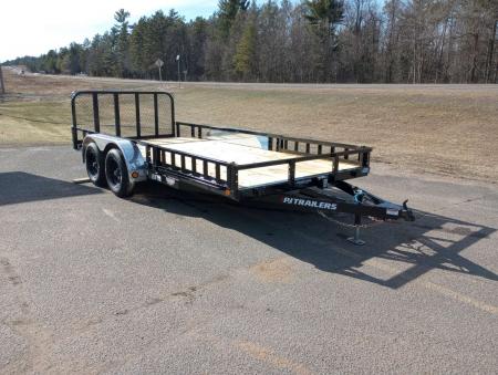 New 2026 PJ Trailers UL 83"X16' Tandem Axle Utility Trailer