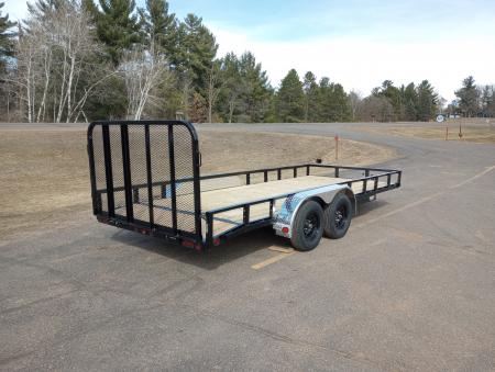 New 2026 PJ Trailers 18'X83" Tandem Axle Utility Trailer