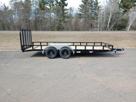 New 2026 PJ Trailers 18'X83" Tandem Axle Utility Trailer