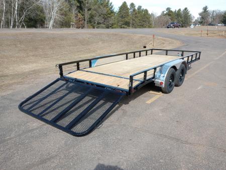New 2026 PJ Trailers 18'X83" Tandem Axle Utility Trailer