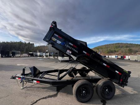 New 2026 LOAD TRAIL 6X12-DE Dump Trailer/ I BEAM Frame/ Ramps & Tarp kit / Spreader Gate- 9990gvw