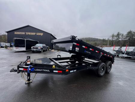New 2026 LOAD TRAIL 7x14-DE Dump Trailer/ I BEAM Frame / Tarp kit & Ramps/ Spreader Gate- 14,000gvw