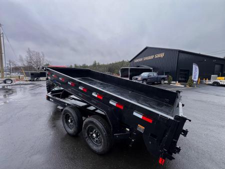 New 2026 LOAD TRAIL 7x14-DE Dump Trailer/ I BEAM Frame / Tarp kit & Ramps/ Spreader Gate- 14,000gvw