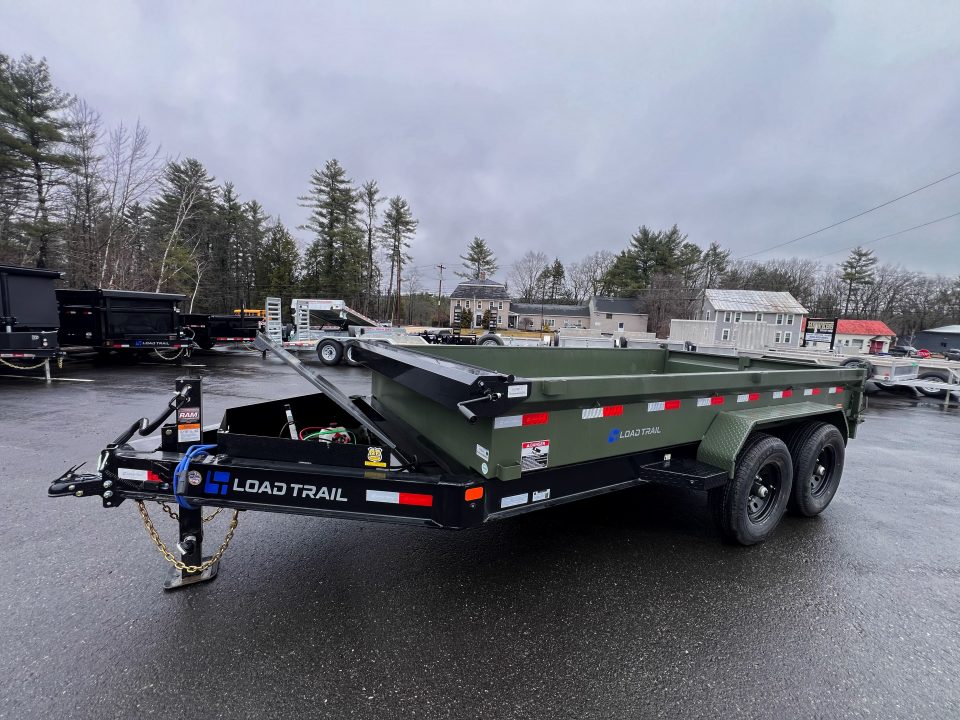 New 2026 LOAD TRAIL 7x14-DE Dump Trailer/ I BEAM Frame / Tarp kit & Ramps/ Spreader Gate- 14,000gvw