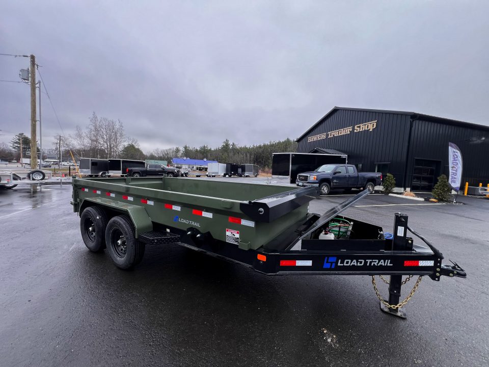 New 2026 LOAD TRAIL 7x14-DE Dump Trailer/ I BEAM Frame / Tarp kit & Ramps/ Spreader Gate- 14,000gvw