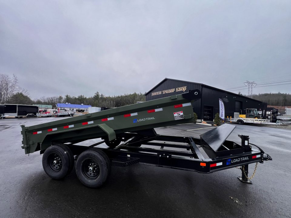 New 2026 LOAD TRAIL 7x14-DE Dump Trailer/ I BEAM Frame / Tarp kit & Ramps/ Spreader Gate- 14,000gvw