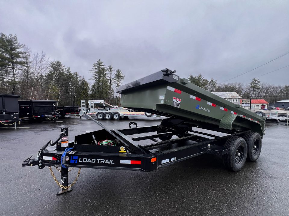 New 2026 LOAD TRAIL 7x14-DE Dump Trailer/ I BEAM Frame / Tarp kit & Ramps/ Spreader Gate- 14,000gvw