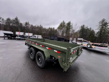 New 2026 LOAD TRAIL 7x14-DE Dump Trailer/ I BEAM Frame / Tarp kit & Ramps/ Spreader Gate- 14,000gvw