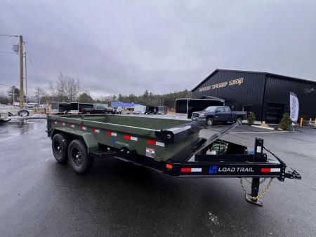 New 2026 LOAD TRAIL 7x14-DE Dump Trailer/ I BEAM Frame / Tarp kit & Ramps/ Spreader Gate- 14,000gvw