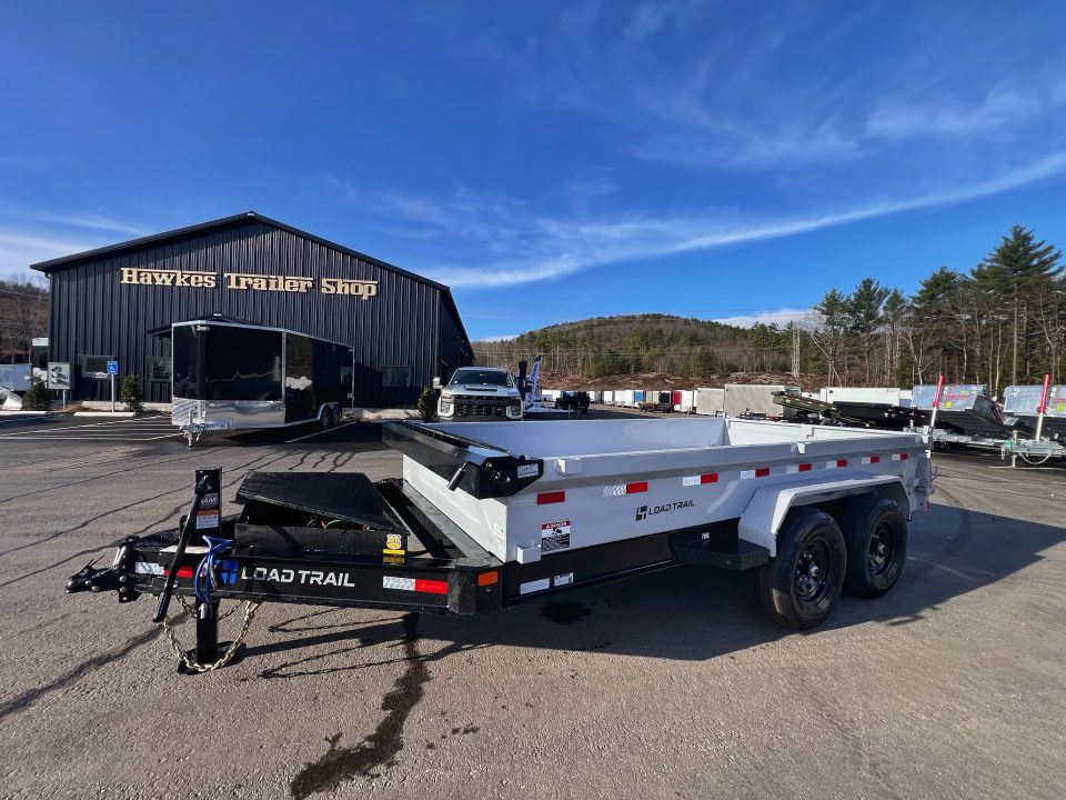 New 2026 LOAD TRAIL 7x14-DE Dump Trailer/ I BEAM Frame / Tarp kit & Ramps/ Spreader Gate- 14,000gvw