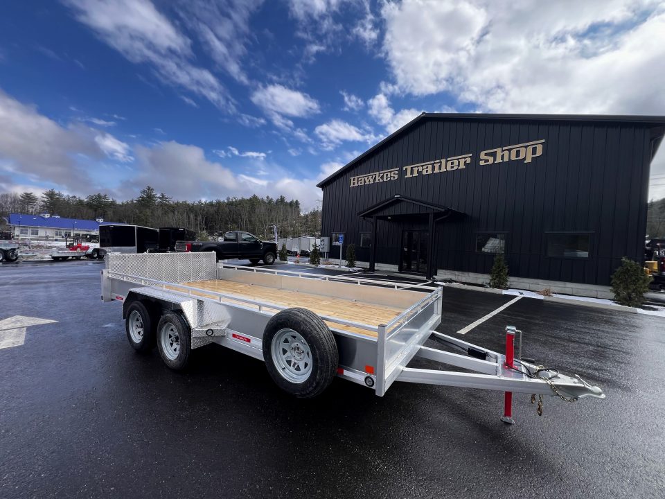 New 2026 Triumph 7X16 Aluminum Utility Trailer/ Bi-Fold Gate - 7000GVW